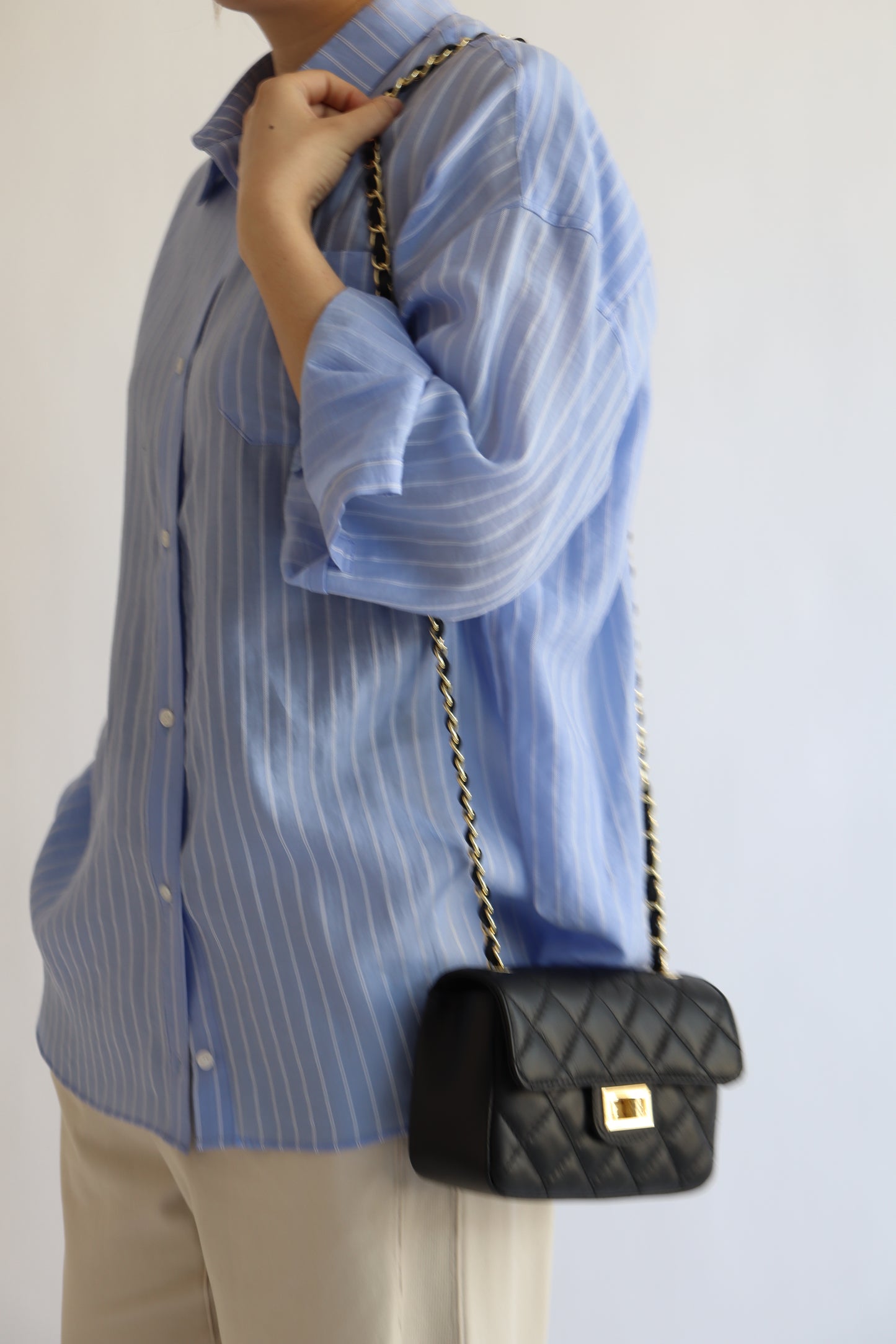 【MILLELA FIRENZE】【再入荷】キルティングチェーンショルダーバッグ