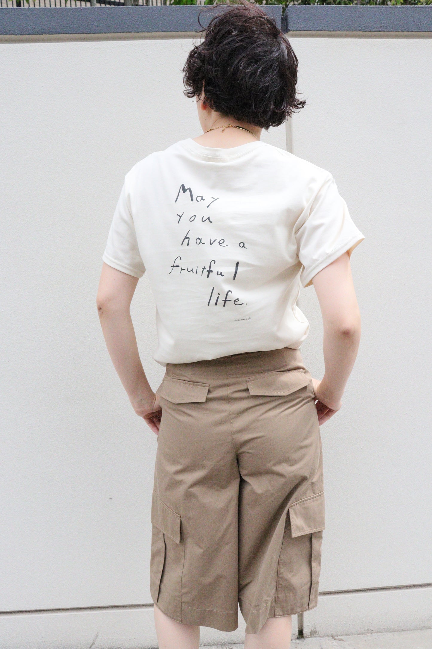 【Kazumi Doi ×ACUTA】バックロゴTシャツ