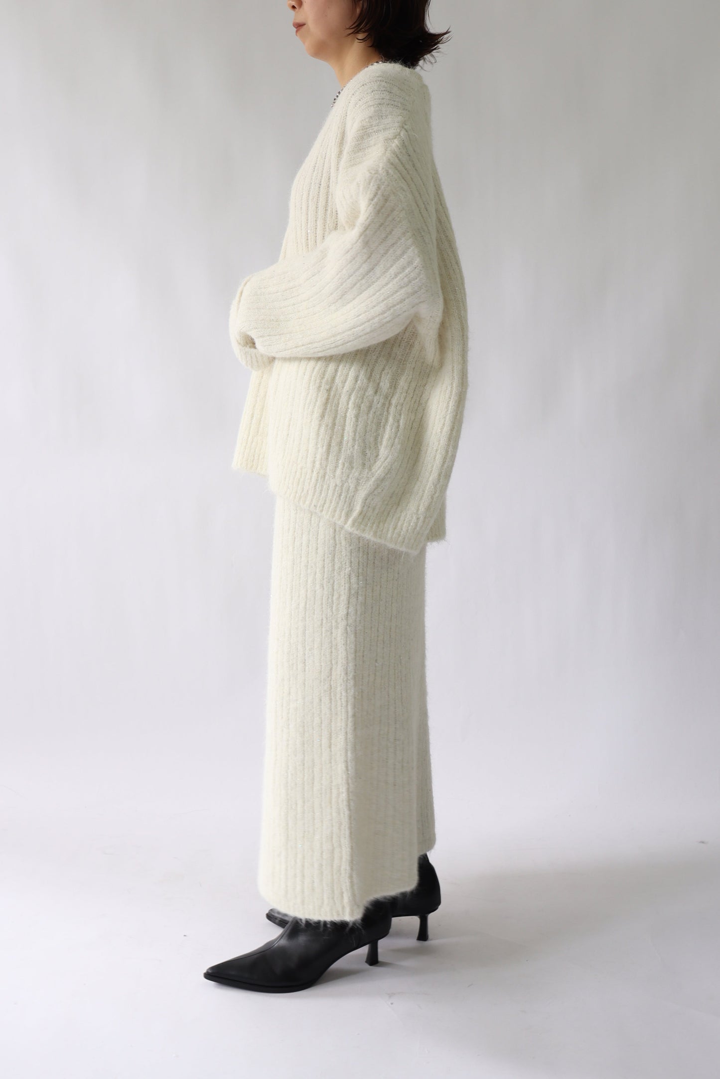 【ACUTA】 スパンコールニットセットアップ