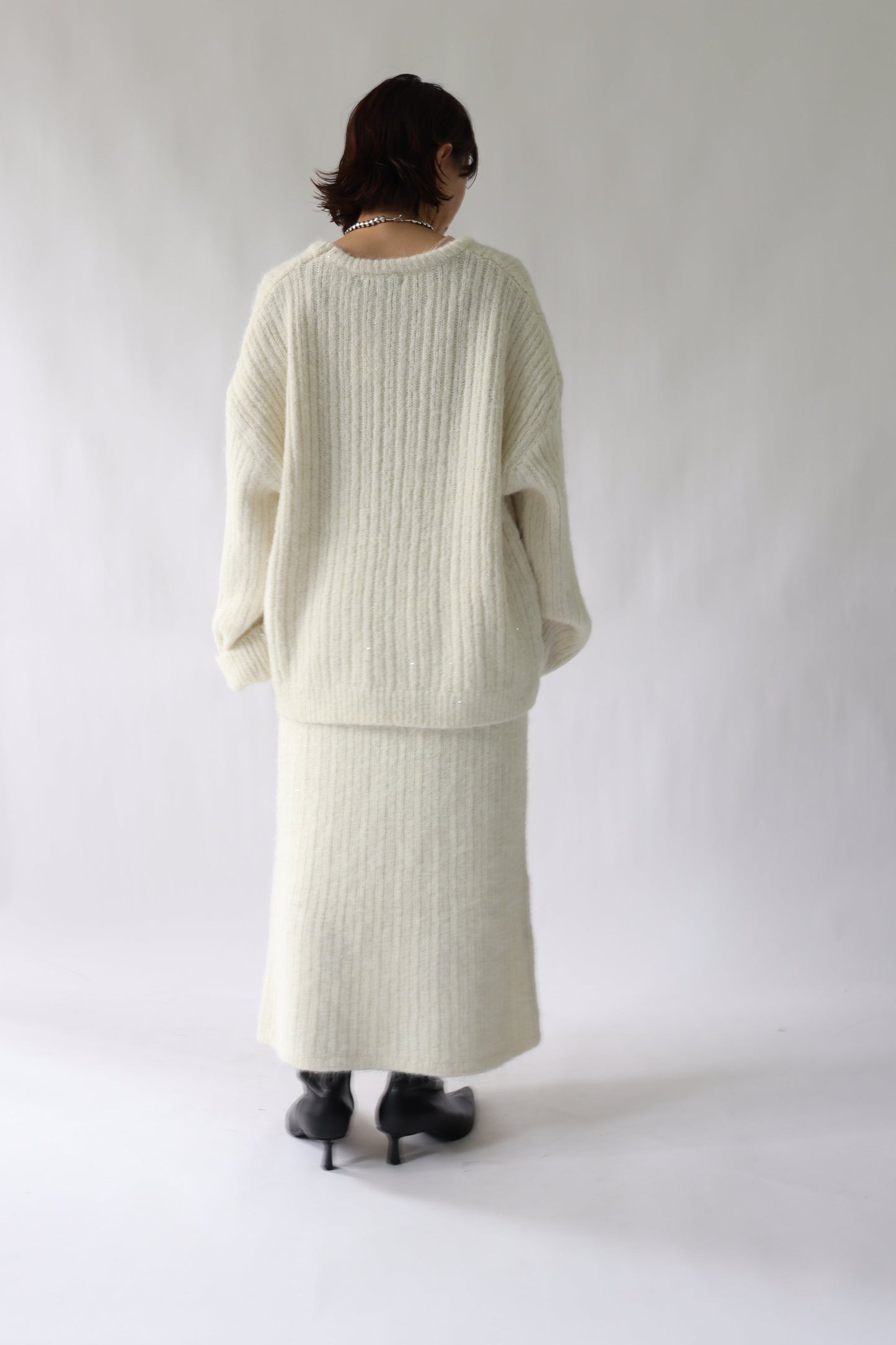 【ACUTA】 スパンコールニットセットアップ