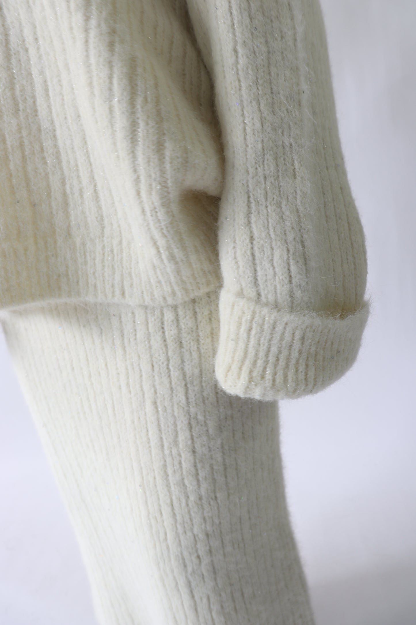 【ACUTA】 スパンコールニットセットアップ