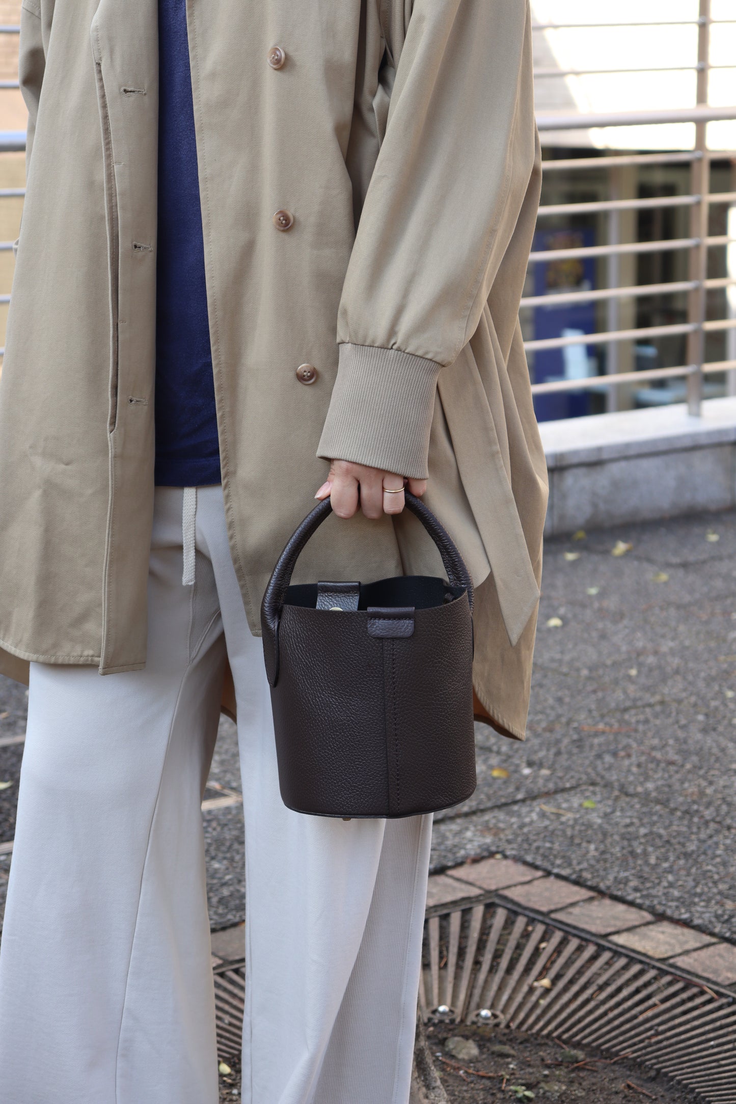 【MILLELA  FIRENZE】ワンハンドルミニバケツバッグ