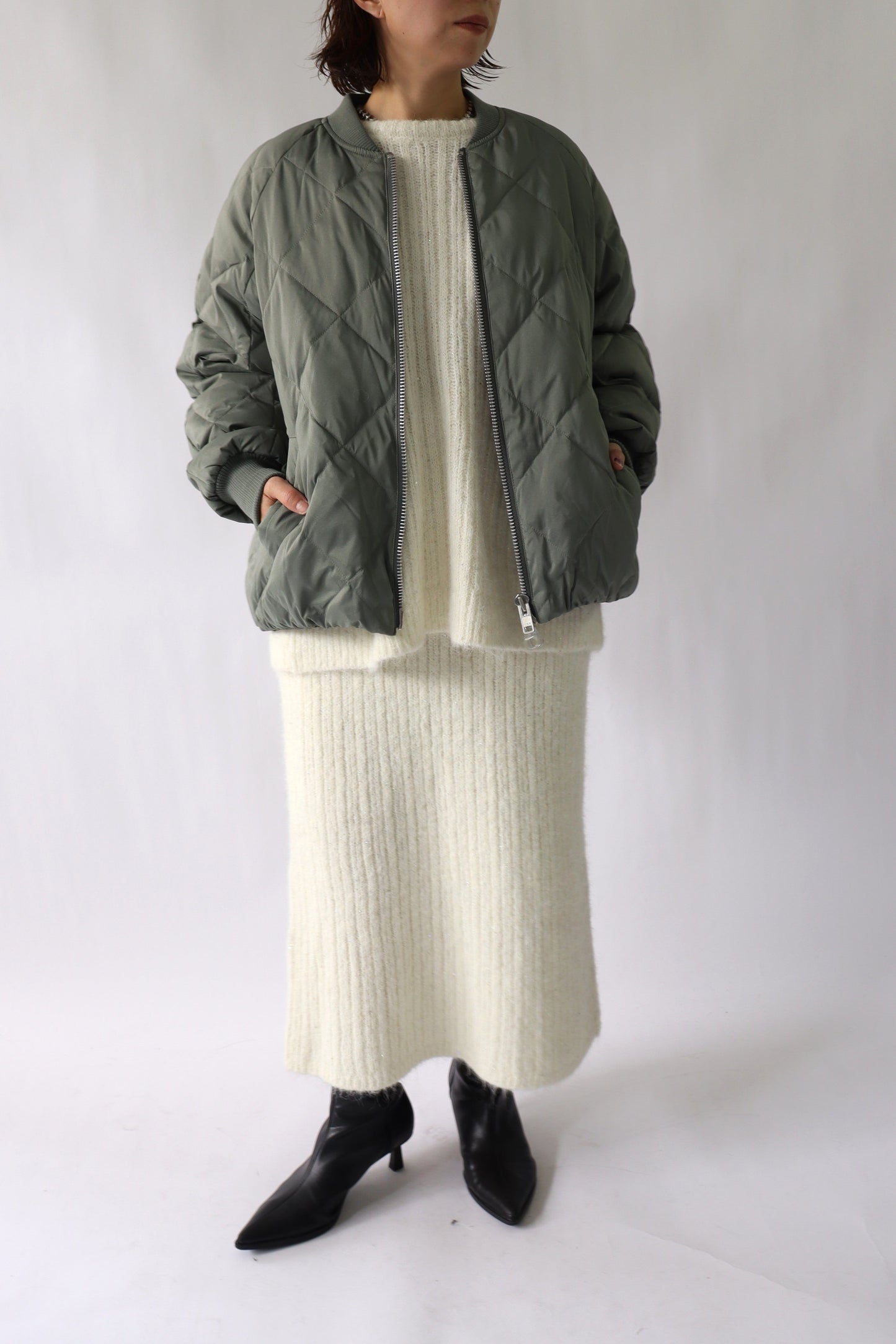 【ACUTA】ストレッチタフタショートダウン