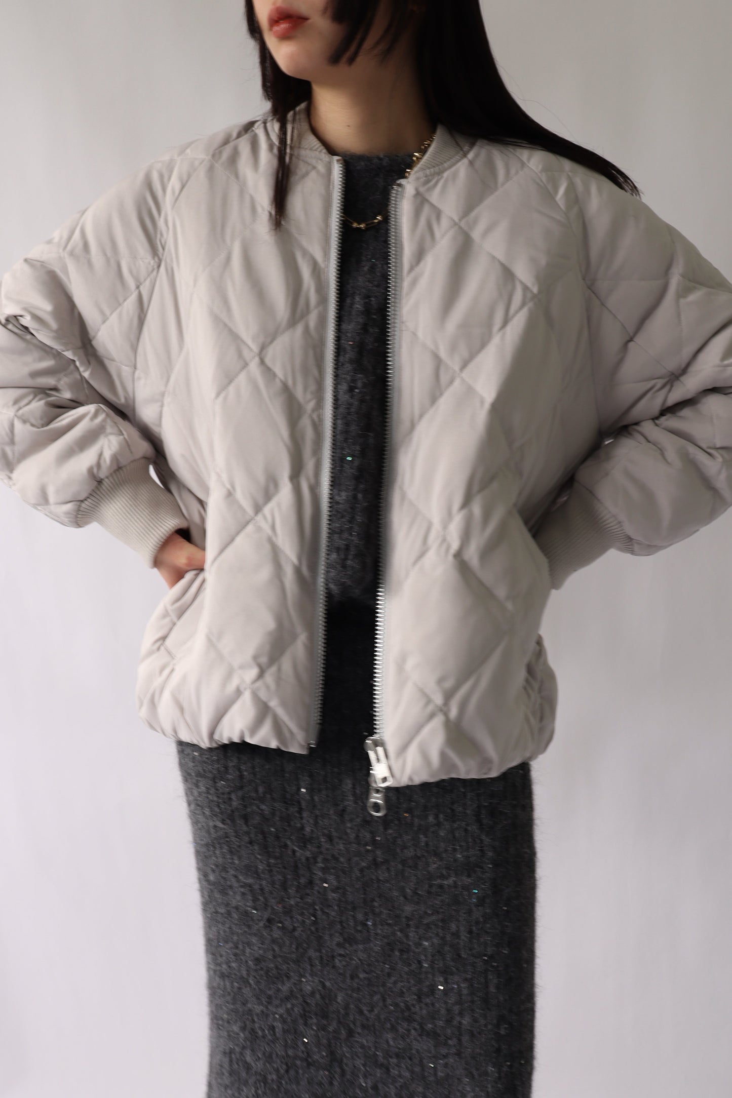 【ACUTA】ストレッチタフタショートダウン