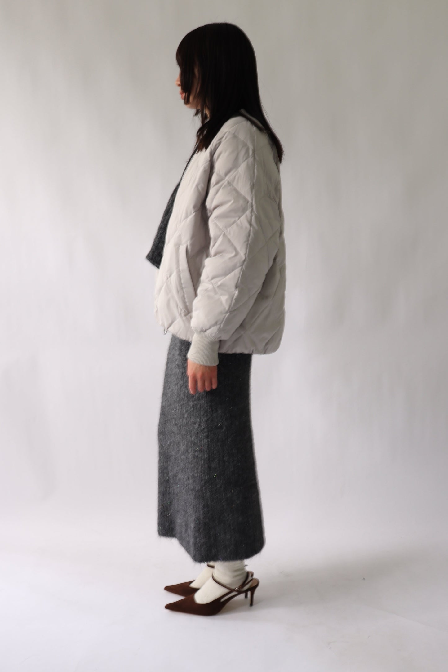 【ACUTA】ストレッチタフタショートダウン