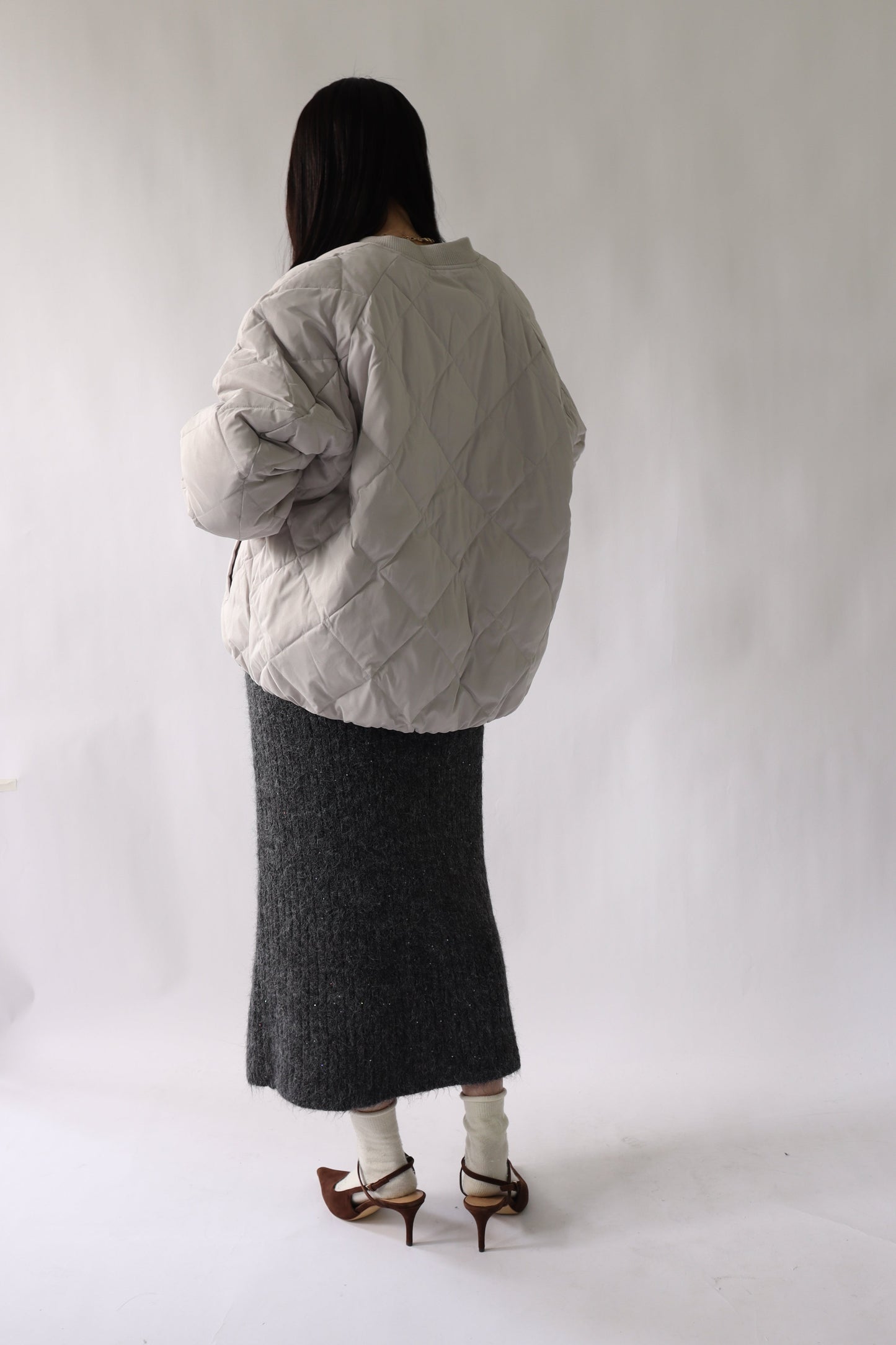 【ACUTA】ストレッチタフタショートダウン