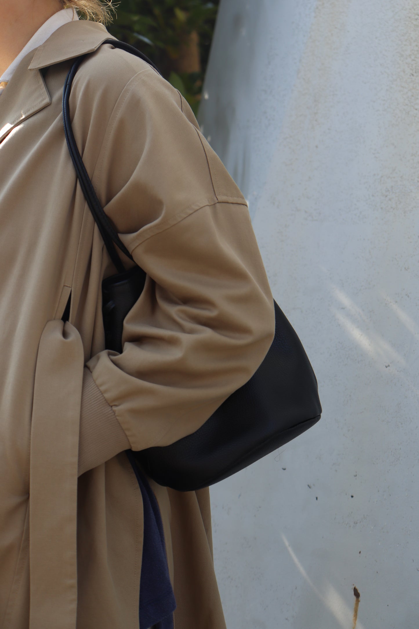 【MILLELA  FIRENZE】 巾着レザーバッグ