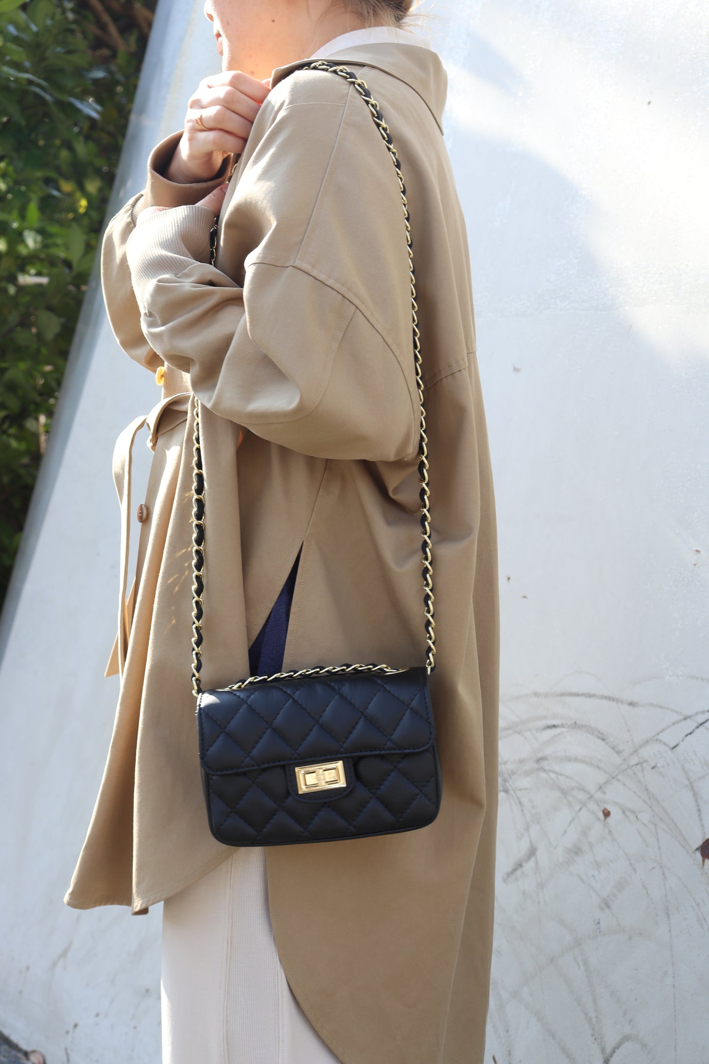 【MILLELA FIRENZE】【再入荷】キルティングチェーンショルダーバッグ