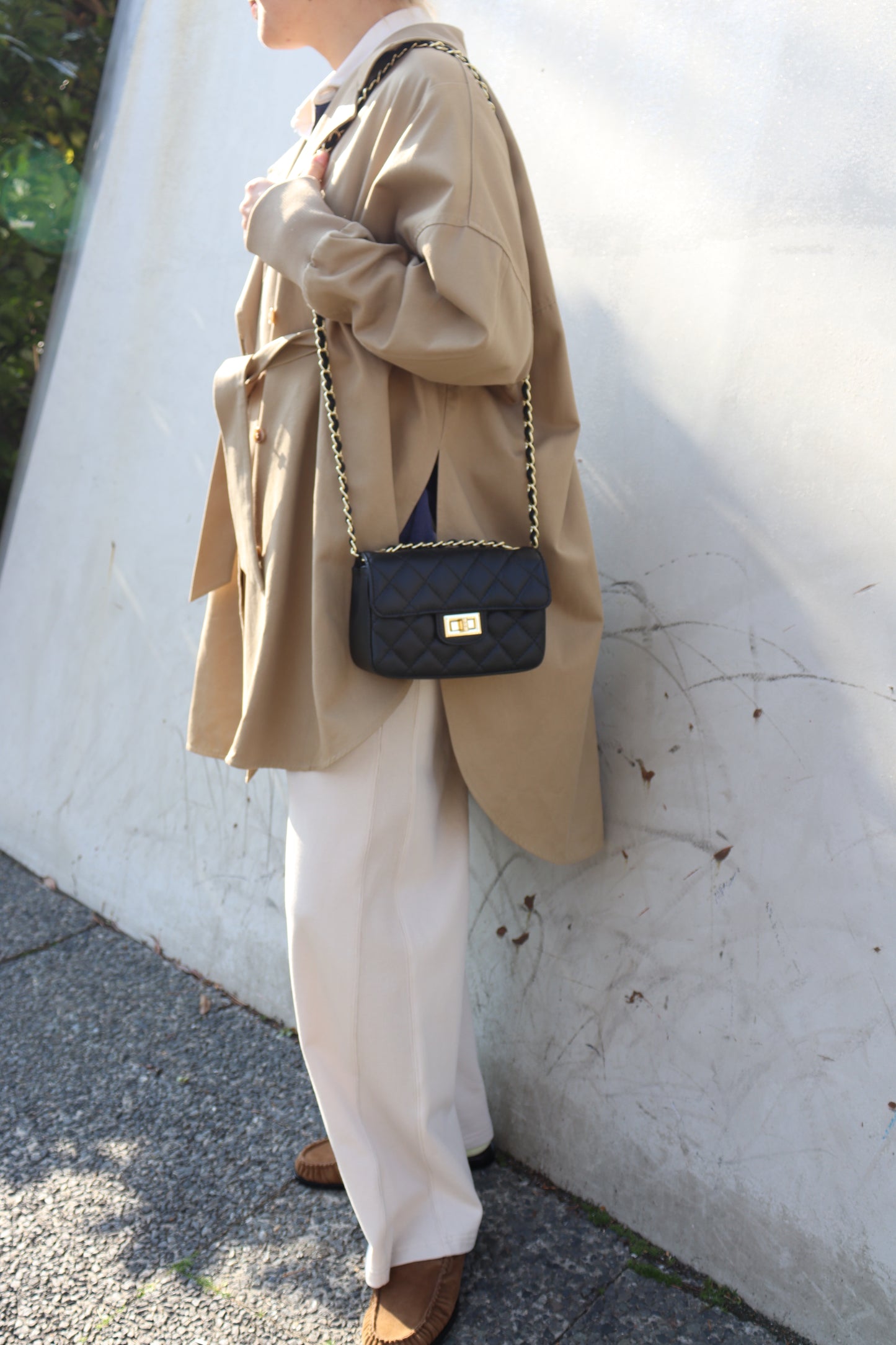 【MILLELA FIRENZE】【再入荷】キルティングチェーンショルダーバッグ