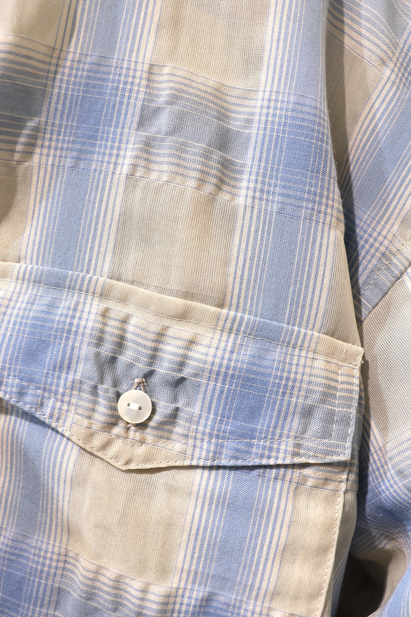 【ACUTA】 【PRE ORDER】シアーチェックカラーレスシャツ