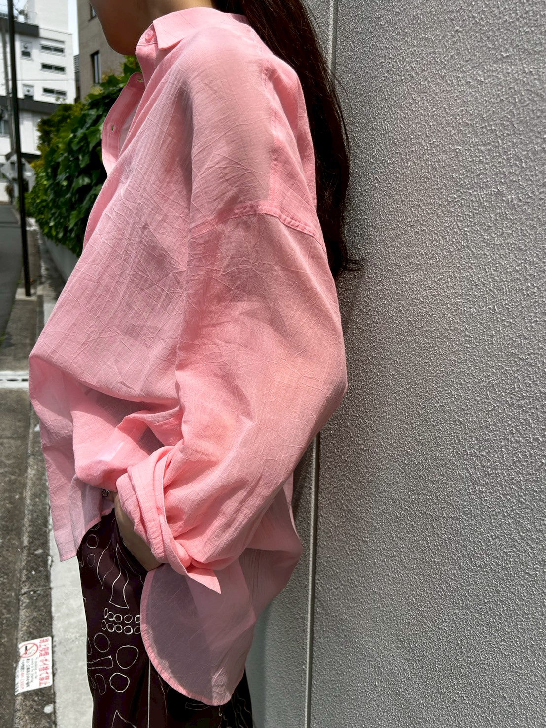 【ACUTA】　コットンボイル2WAYシャツ