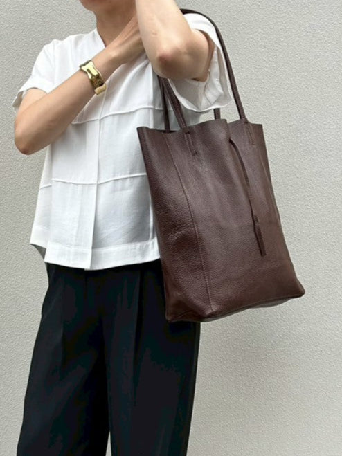 【MILLELA  FIRENZE】【再入荷】レザートートバッグ