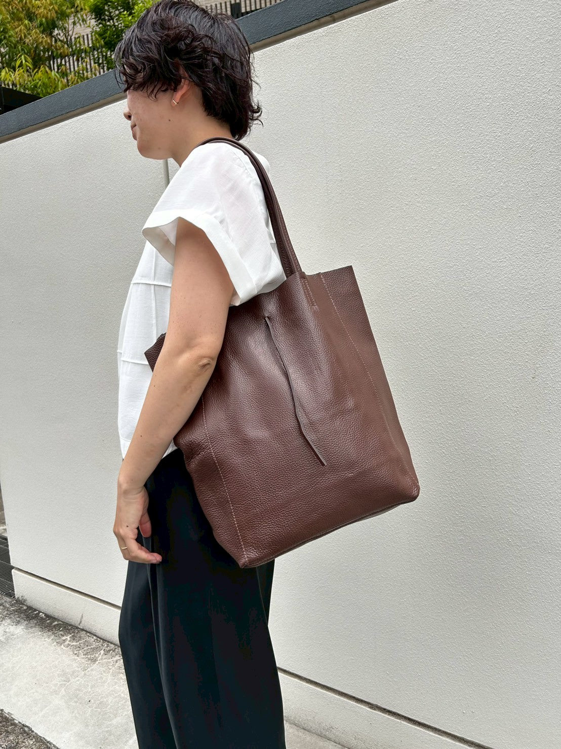 【MILLELA  FIRENZE】【再入荷】レザートートバッグ