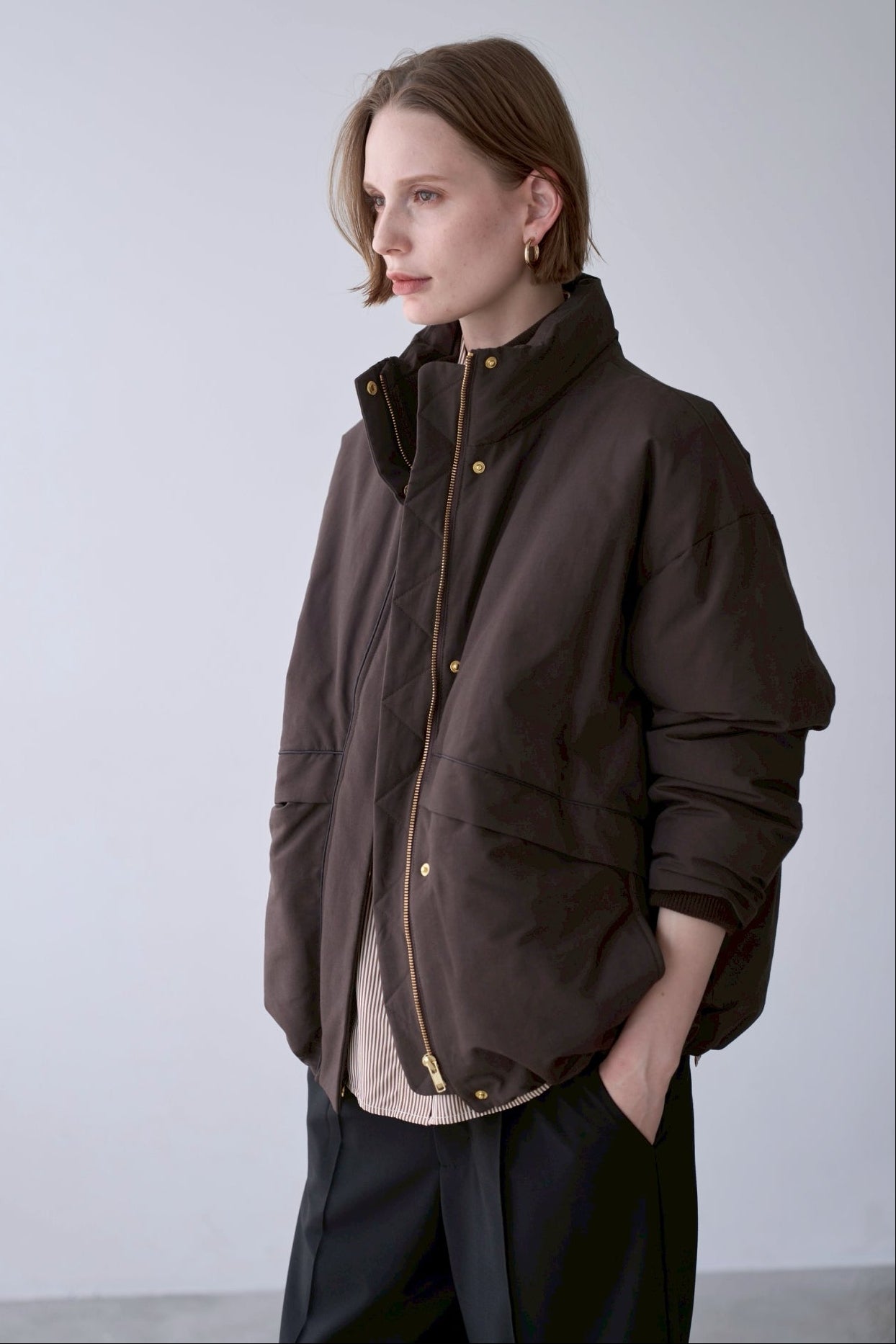 【ACUTA】BIGポケットシームレスダウン