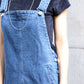 【ACUTA アクータ】ストレッチデニムサロペットスカート